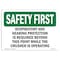 Signmission OSHA Sign, Respiratory & Hearing Protection Is Required, 18in X 12in Plastic, 18" W, 12" H, Lndscp OS-SF-P-1218-L-10725 - alternate 1